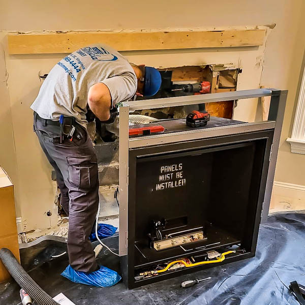 Factory Built Fireplace Installation, bethesda md