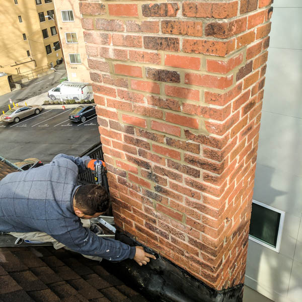 chimney flashing repair, kensington md