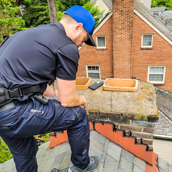 Chimney Crown Inspection and Repairs in Arlington, VA 